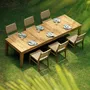 Tables de jardin - Table Brone en teck massif recyclé - DESIGN TRIP