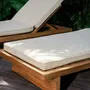 Deck chairs - Lilo deckchair in recycled teak and water-repellent fabric - DESIGN TRIP