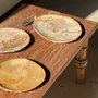 Assiettes de réception - Petit vide poche ou plat en bois pétrifié beige moucheté D20 -3309 - OFFICE OBJETS