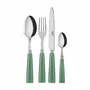 Ménagères - Set de 4 couverts de table - Icône, Vert jardin - SABRE PARIS