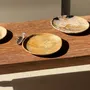 Assiettes de réception - Petit vide poche ou plat en bois pétrifié circulaire beige D22,5-20 - OFFICE OBJETS