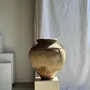 Vases - Très grand pot en terre cuite gris et rouge à anses H53 D40 - OFFICE OBJETS