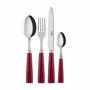 Ménagères - Set de 4 couverts de table - Icône, Rouge - SABRE PARIS