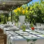 Table linen - TOMATO 'VERTE' Linen Tablecloths & Napkins - SUMMERILL AND BISHOP
