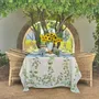Table linen - TOMATO 'VERTE' Linen Tablecloths & Napkins - SUMMERILL AND BISHOP