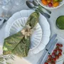 Table linen - TOMATO 'VERTE' Linen Tablecloths & Napkins - SUMMERILL AND BISHOP