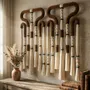 Other wall decoration - Grand Labyrinth: Giant Handmade Textile Wall Sculpture - SARMAL DESIGN