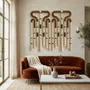 Other wall decoration - Grand Labyrinth: Giant Handmade Textile Wall Sculpture - SARMAL DESIGN