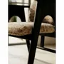 Chaises - Chaise BOWIE noir & tissu crème - EMPREINTE DU TEMPS