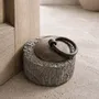 Unique pieces - Stone Door Stopper with iron ring Handle - ARTISAN BY MF