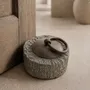 Unique pieces - Stone Door Stopper with iron ring Handle - ARTISAN BY MF