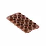 Kitchen utensils - SCG056 3D - SILICONE MOULD MR&MRS BROWN N.15 ø25 H 40MM - SILIKOMART S.R.L.
