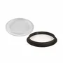 Kitchen utensils - KIT TARTE RING ROUND ø190 - SET SILICONE MOULD ø160 MM + RING - SILIKOMART S.R.L.