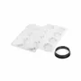 Kitchen utensils - KIT TARTE RING HONORE ø80 MM - SET SILICONE MOULD + 8 RINGS - SILIKOMART S.R.L.