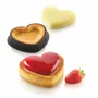 Kitchen utensils - KIT TARTE RING AMORE 80X70 MM - SET SILICONE MOULD 65X55 MM + 8 RINGS - SILIKOMART S.R.L.
