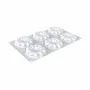 Kitchen utensils - KIT 3D TARTE RING BLOOM Ø80 MM - SET SILICONE MOULD N.6 Ø76,5 H 17 MM + 6 RINGS - SILIKOMART S.R.L.