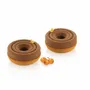 Kitchen utensils - KIT 3D TARTE RING TORNADO ø80 MM - SET SILICONE MOULD N.6 ø76 H 16 MM + 6 RINGS - SILIKOMART S.R.L.