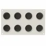 Kitchen utensils - SWEET LAYERS - SILICONE MOULD N.8 ø55 H 55 MM + CUTTER - SILIKOMART S.R.L.