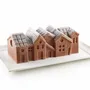 Kitchen utensils - WINTER VILLAGE - KIT SILICONE MOULD 240X100 H 82 MM + PLASTIC SUPPORT - SILIKOMART S.R.L.