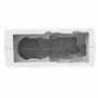 Kitchen utensils - KIT NORTH POLE 940 - SET 2 SILICONE MOULDS 210X87 H 80 MM + PLASTIC SUPPORT - SILIKOMART S.R.L.