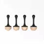Kitchen utensils - SEMISFERA01 & CHOCO STAMP C - CH013 TRITAN MOULD N.24 ø31 H 16 MM + 4 STAMPS HANDLE - SILIKOMART S.R.L.