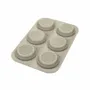 Kitchen utensils - BURGER BREAD - SILICONE MOULD N.6 HAMBURGER ø80 H 20 MM - SILIKOMART S.R.L.