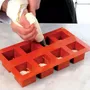 Kitchen utensils - SF104 - SILICONE MOULD N.8 CUBE 50X50 H 50 MM PACKAGING IN NYLON - SILIKOMART S.R.L.
