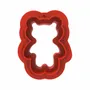 Kitchen utensils - TEDDY BEAR 68 - SILICONE MOULD N.8 79X56 H 27 MM + CUTTER - SILIKOMART S.R.L.