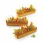 Kitchen utensils - TARTE RING RECTANGULAR 120X35 H 20 MM - N.6 RINGS - SILIKOMART S.R.L.