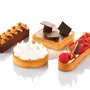 Kitchen utensils - TARTE RING RECTANGULAR 120X35 H 20 MM - N.6 RINGS - SILIKOMART S.R.L.