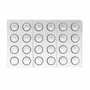 Kitchen utensils - KIT DOME 01 - CH030 TRITAN MOULD ø26 H 23 MM + ICH030 SILICONE MOULD N.24 ø18 - SILIKOMART S.R.L.