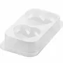 Kitchen utensils - SECRET LOVE - KIT 2 THERMOFORMED MOULDS FOR CHOCOLATE 123X115H44MM + 93X99H36MM - SILIKOMART S.R.L.