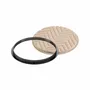 Kitchen utensils - KIT TARTE GRAFIQUE - SET RING + SILICONE DECORATIVE MAT ø250 MM - SILIKOMART S.R.L.