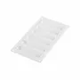 Kitchen utensils - KIT TARTE RING RECTANGULAR 120x35 MM - SET SILICONE MOULD 107X23 + 6 RINGS - SILIKOMART S.R.L.