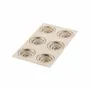 Kitchen utensils - KIT MINI TWIST TARTE - SILICONE MOULD + 6 RINGS ø80 MM - SILIKOMART S.R.L.