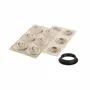 Kitchen utensils - KIT MINI TWIST TARTE - SILICONE MOULD + 6 RINGS ø80 MM - SILIKOMART S.R.L.