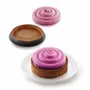 Kitchen utensils - KIT MINI TWIST TARTE - SILICONE MOULD + 6 RINGS ø80 MM - SILIKOMART S.R.L.