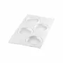 Ustensiles de cuisine - KIT ANNEAU À TARTE ROND ø100 MM - SET MOULE EN SILICONE ø85 MM + 4 ANNEAUX - SILIKOMART S.R.L.