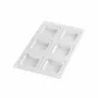 Kitchen utensils - KIT TARTE RING SQUARE 80X80 MM - SET SILICONE MOULD 67X67 MM + 6 RINGS - SILIKOMART S.R.L.
