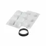 Kitchen utensils - KIT TARTE RING MONTBLANC ø80 MM - SET SILICONE MOULD + 6 RINGS - SILIKOMART S.R.L.