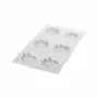 Ustensiles de cuisine - KIT TARTE ANNEAU PARADIS ø80 MM - SET MOULE EN SILICONE ø70 MM + 6 ANNEAUX - SILIKOMART S.R.L.