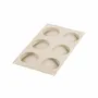 Kitchen utensils - KIT MINI TARTE GLAM - SILICONE MOULD + 6 RINGS ø80 MM - SILIKOMART S.R.L.