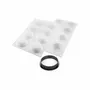 Kitchen utensils - KIT TARTE RING PALET ø70 MM - SET SILICONE MOULD ø64 MM + 8 RINGS - SILIKOMART S.R.L.