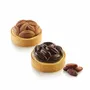 Kitchen utensils - KIT TARTE RING COCOA ø70 MM - SET SILICONE MOULD ø61 MM + 8 RINGS - SILIKOMART S.R.L.
