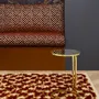 Tables for hotels - Julia Round Side Table, Antique mirror top, Polished Brass legs - DUISTT
