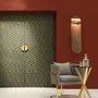 Chairs - Julius Dining Chair, seat fabric with COM option, Polished Brass legs - DUISTT