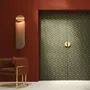 Chairs - Julius Dining Chair, seat fabric with COM option, Polished Brass legs - DUISTT