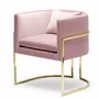 Chairs - Julius Dining Chair, seat fabric with COM option, Polished Brass legs - DUISTT