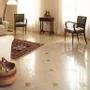 Verandas - Patinato Brushed Botticino Marble - Interior Floor Tile 30x30x1 cm - SENINI STONE  -NATURAL STONE MADE IN ITALY-