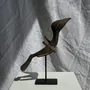 Sculptures, statuettes and miniatures - Traditional Indonesian wooden decorative bird on a base - OFFICE OBJETS